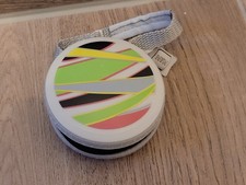 Stylische runde Schnuller Aufbewahrungstasche mit Reißverschluss und Trageschlau