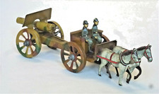 Protze mit Kanone - Gespann von Fischer oder Meier Pennytoy Militär