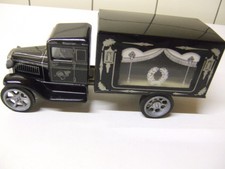 Modellauto Leichenwagen 1:32 Hawkeye Schwarz Blech