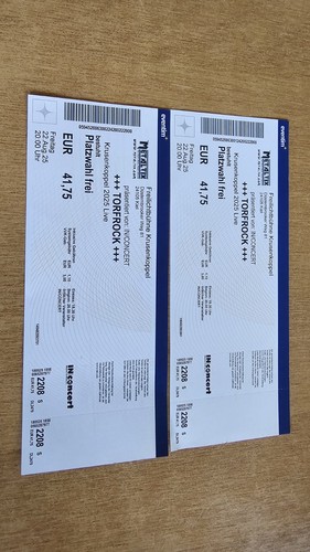 Tickets für torfrock - für,