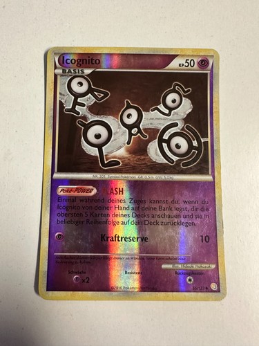 Pokemon icognito reverse holo - reverse,
