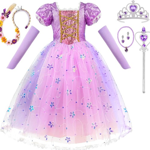 Prinzessin kleid mädchen lila - kleid,