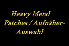 Heavy Metal Band-Patches/Aufnäher - Auswahl (verschiedene Bands, gebraucht)