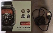 Smartwatch Herren Militär, 5ATM Wasserdicht, Telefonfunktion, Schlafmonitor