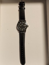 Herrenarmbanduhr Hirsch mit Echtem Lederarmband