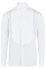 Wilvorst CLASSICs Herren Frack-Hemd Classic-Fit Weiß