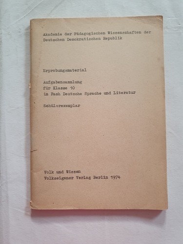 Aufgabensammlung fach deutsche - fach,