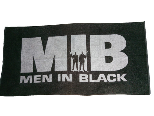 Men black badetücher - black,