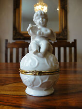 Porzellan Dose Engel Schmuckei