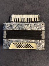 Hohner Student IVAkkordeon Perlmutt-Grau 32 Bass 25 Tasten mit Koffer