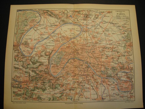 Paris stadtplan straßen 2 - paris, u.a.2