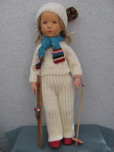 Wollweißer strickanzug - wollweißer,