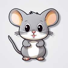 Car Decal Sticker Mouse Decal