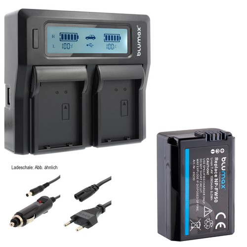 Akku lader für sony - 1x, +