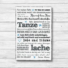 Shabby Deko Wand Schild Holz