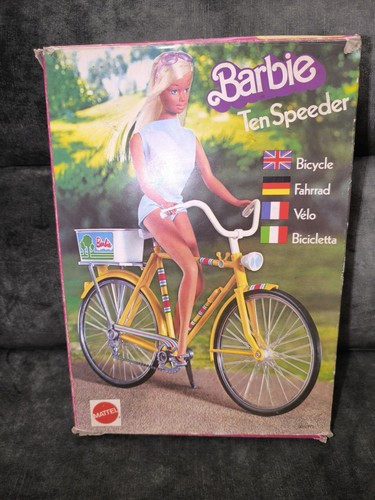 Mattel gelbes barbie fahrrad - gelbes,