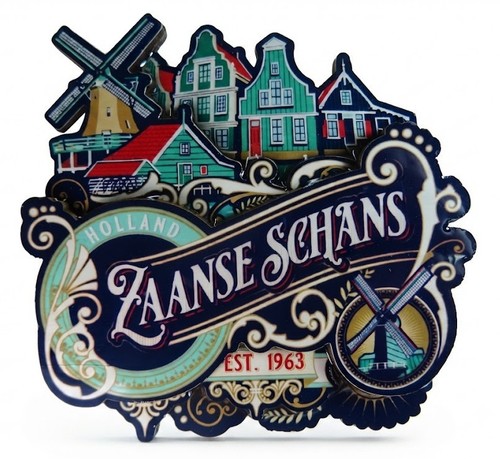 Zaanse schans holland magnet - zaanse,