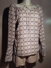 ⭐️MEXX Luxus Bluse, Tunika Carmen-Piraten Stil Gr. 42 viele Details NEU !