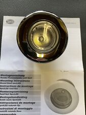 Hella Marine LED Spot m. Celis ambiente Ring Blau, Kunststoff Verchromt.