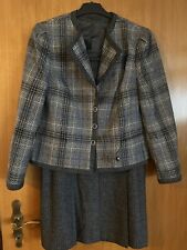Damen Kostüm Business, Tracht, 100% Wolle, unterfuttert, Gr. 40 Grau TOPZUSTAND!
