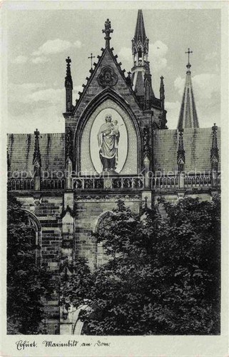 Erfurt city dom - , marienbild