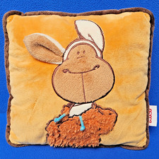 NICI KISSEN JOLLY MÄH SHEEBO SCHAF SCHMUSEKISSEN DEKO LOUNGE 25 X 25 CM BRAUN