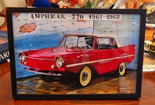 Amphicar 770 oldtimer gemälde - amphicar,