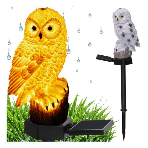 Solar gartenstecker eule led - solar,