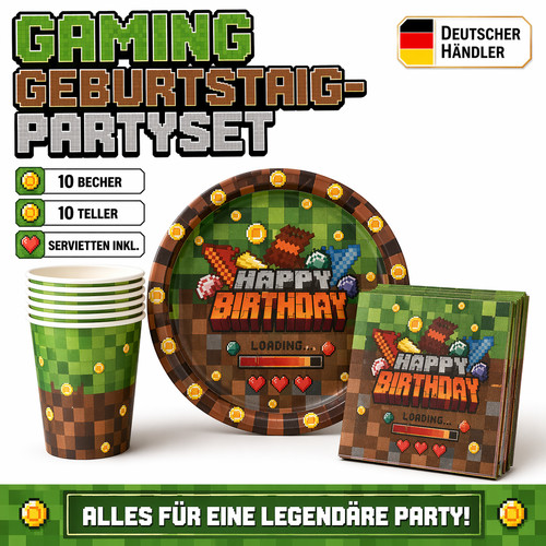 Gamer kinder geburtstag party - kinder,