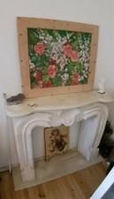 Kaminverkleidung aus Naturstein Marmor