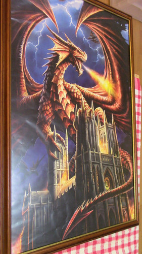 Großes anne stokes gerahmtes - großes,