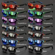 Herren Sonnenbrille Retro Vintage Etui UV400 Kontrastbrille