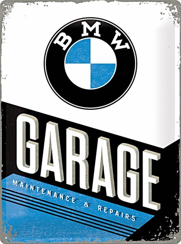 Bmw garage blechschild 30x40cm - bmw,