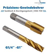 HSS-Gewindebohrer G1/4" - G1"