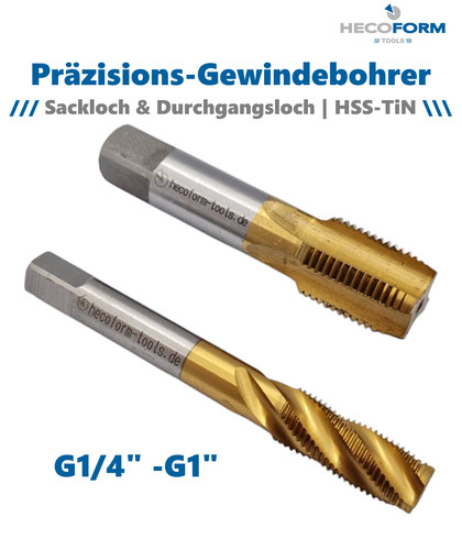 Hss gewindebohrer g1 - hss-gewindebohrer, g1"