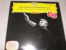 Beethoven Symphonien 1&2 Herbert von Karajan Vinyl LP