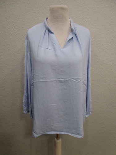 More bluse blau langarm - bluse,