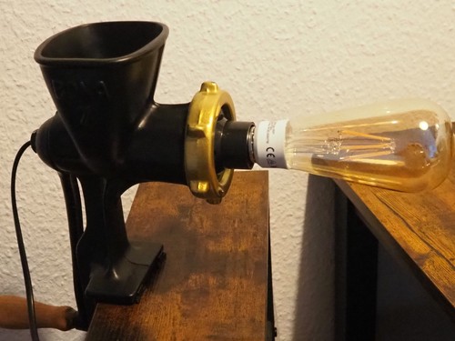 Vintage tischlampe aus altem - vintage,