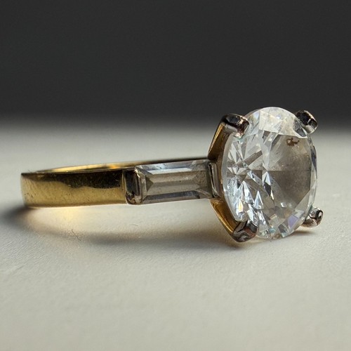 Ring zirkonia solitär - ring,