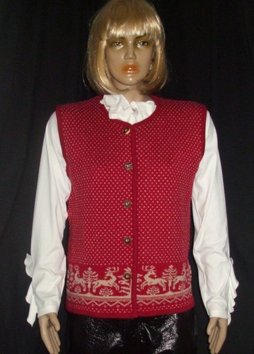 Strickweste norweger muster - strickweste,
