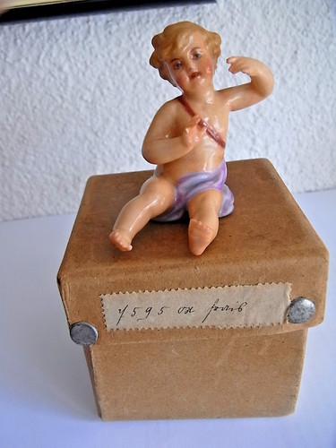 Antike figu engel putte - figu,