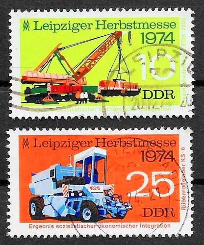 Ddr 1973 1974 gestempelt - 1973-1974,