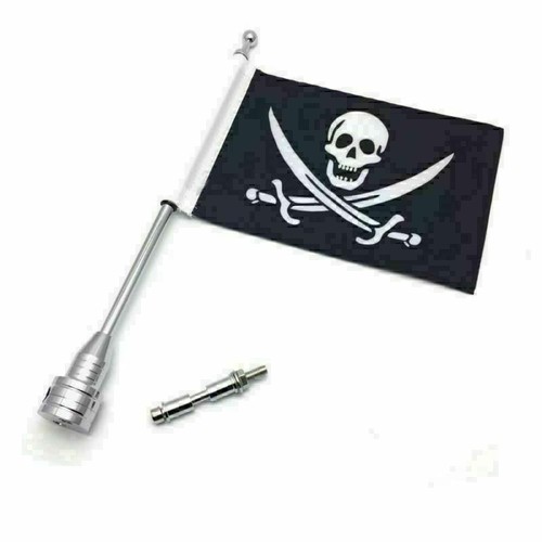 Motorrad schädel flagge - flagge, fahne