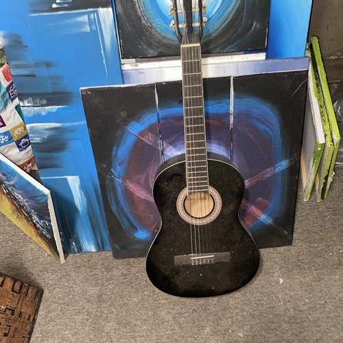 Akustikgitarre schwarz - , –