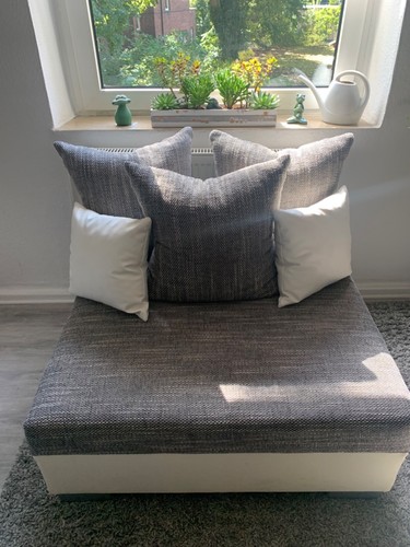 Hocker kunstleder stoff - hocker,