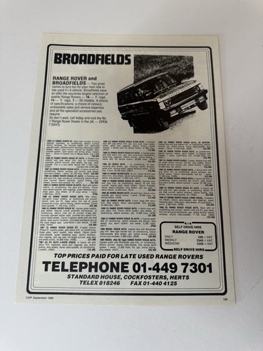 Original 1989 classic range - classic,