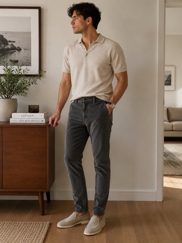 Richard brown cordhose grau - richard,