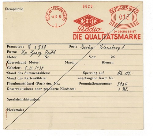 Berlin 1930 seibt radio - berlin,