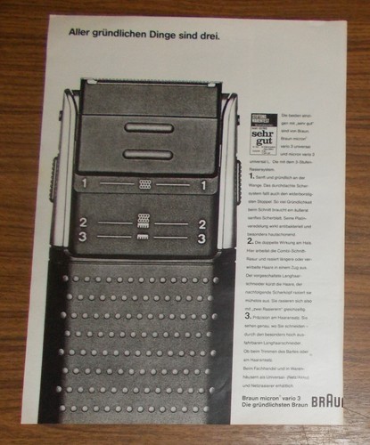 Seltene werbung braun micron - werbung,