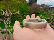 Hetian jade armreif 54m - hetian, rosa